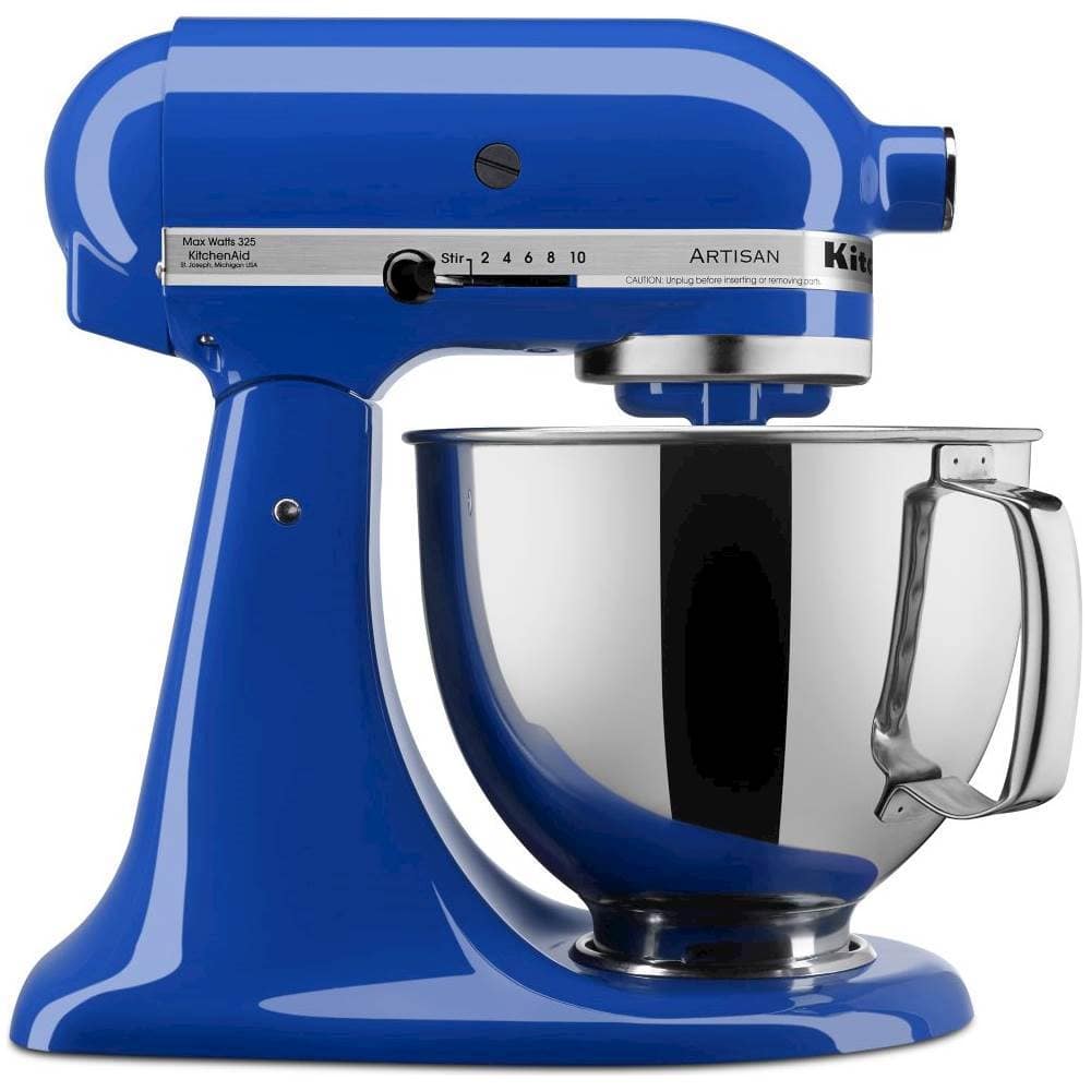Front. KitchenAid - Artisan Tilt-Head Stand Mixer - Twilight Blue.