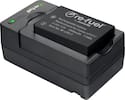 Front. Digipower - BP-LPE17 digital camera battery & charger kit, Replacement for Canon LP-E17 battery pack - Black.