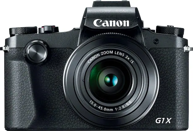 Front. Canon - PowerShot G1 X Mark III 24.2-Megapixel Digital Camera - Black.