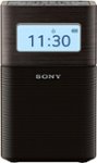 Front Zoom. Sony - Portable AM/FM Alarm Clock - Black.