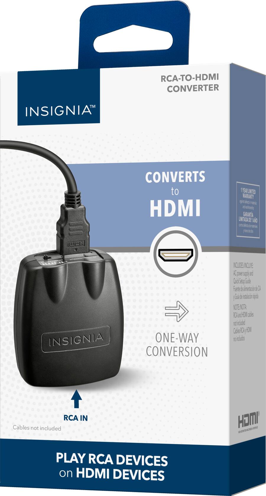 Insignia™ RCA to HDMI Converter Black NS-HZ330 - Best Buy