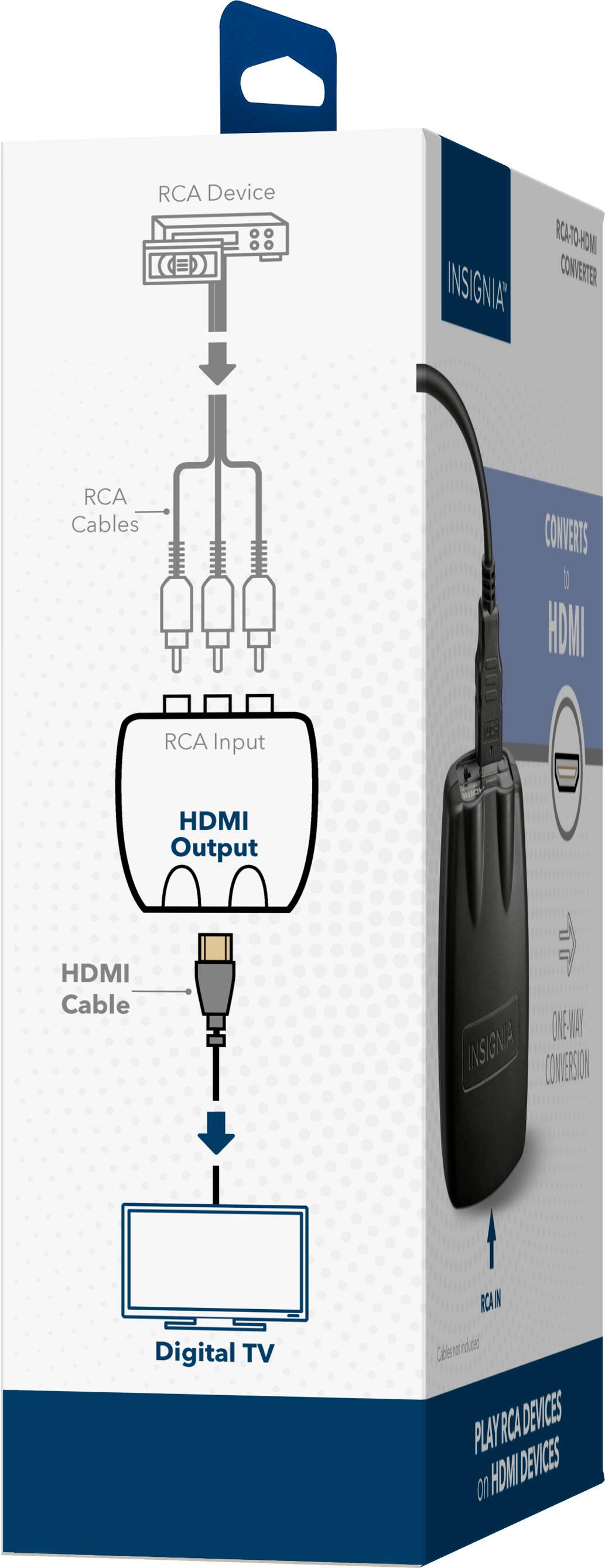 Alt View 14. Insignia™ - RCA to HDMI Converter - Black.