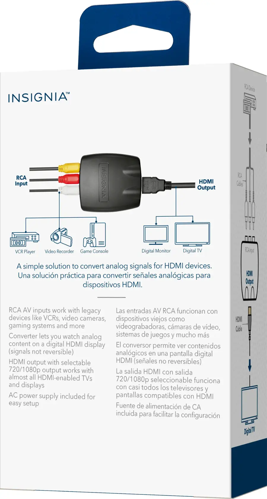 Insignia™ RCA to HDMI Converter Black NS-HZ330 - Best Buy