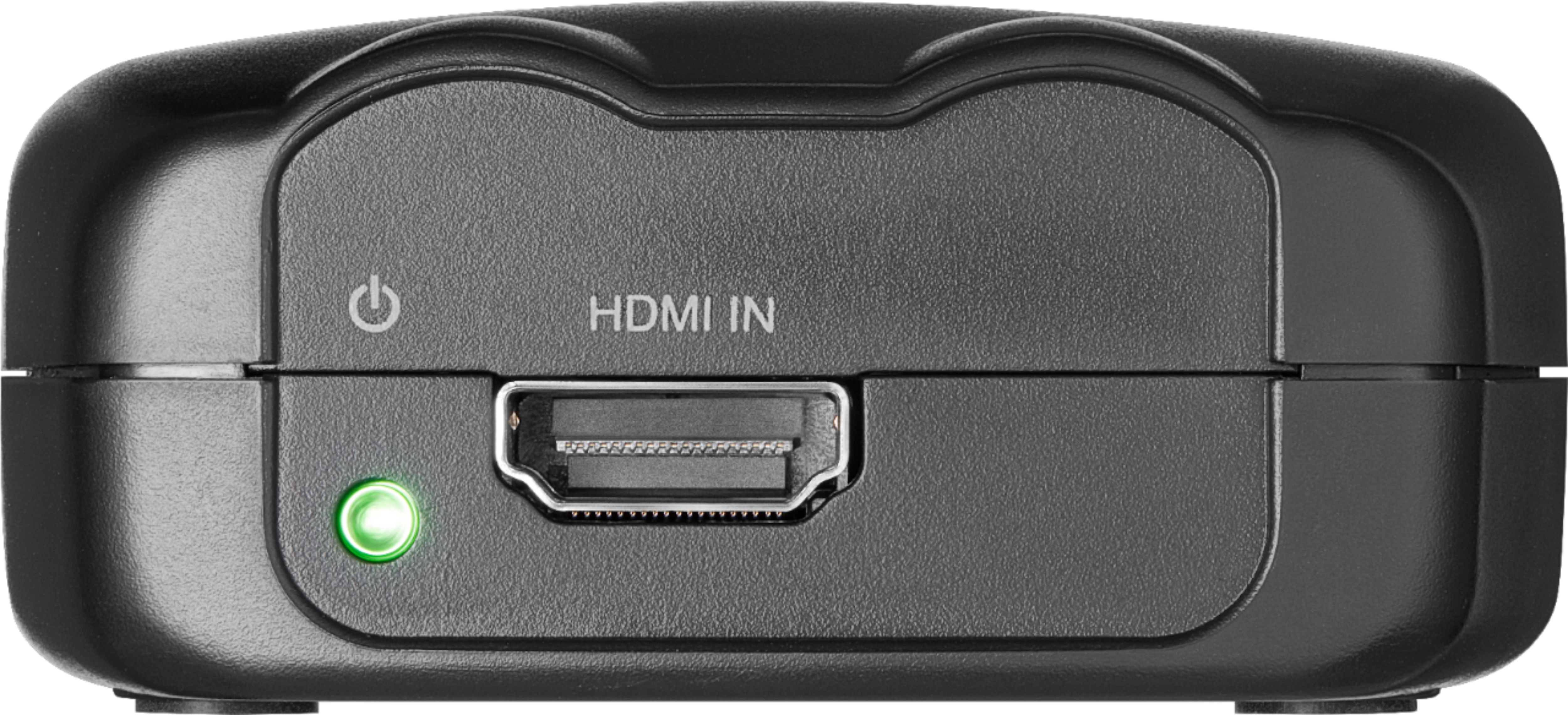 Left View: Insignia™ - HDMI to RCA Converter - Black
