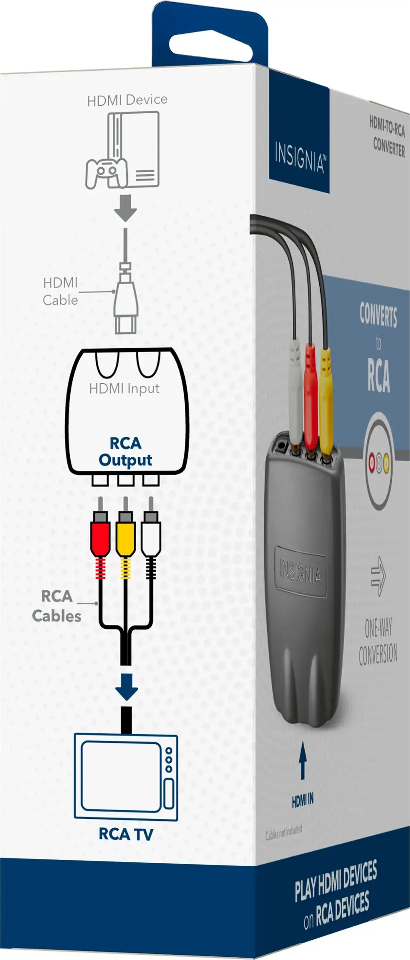 Alt View 14. Insignia™ - HDMI to RCA Converter - Black.
