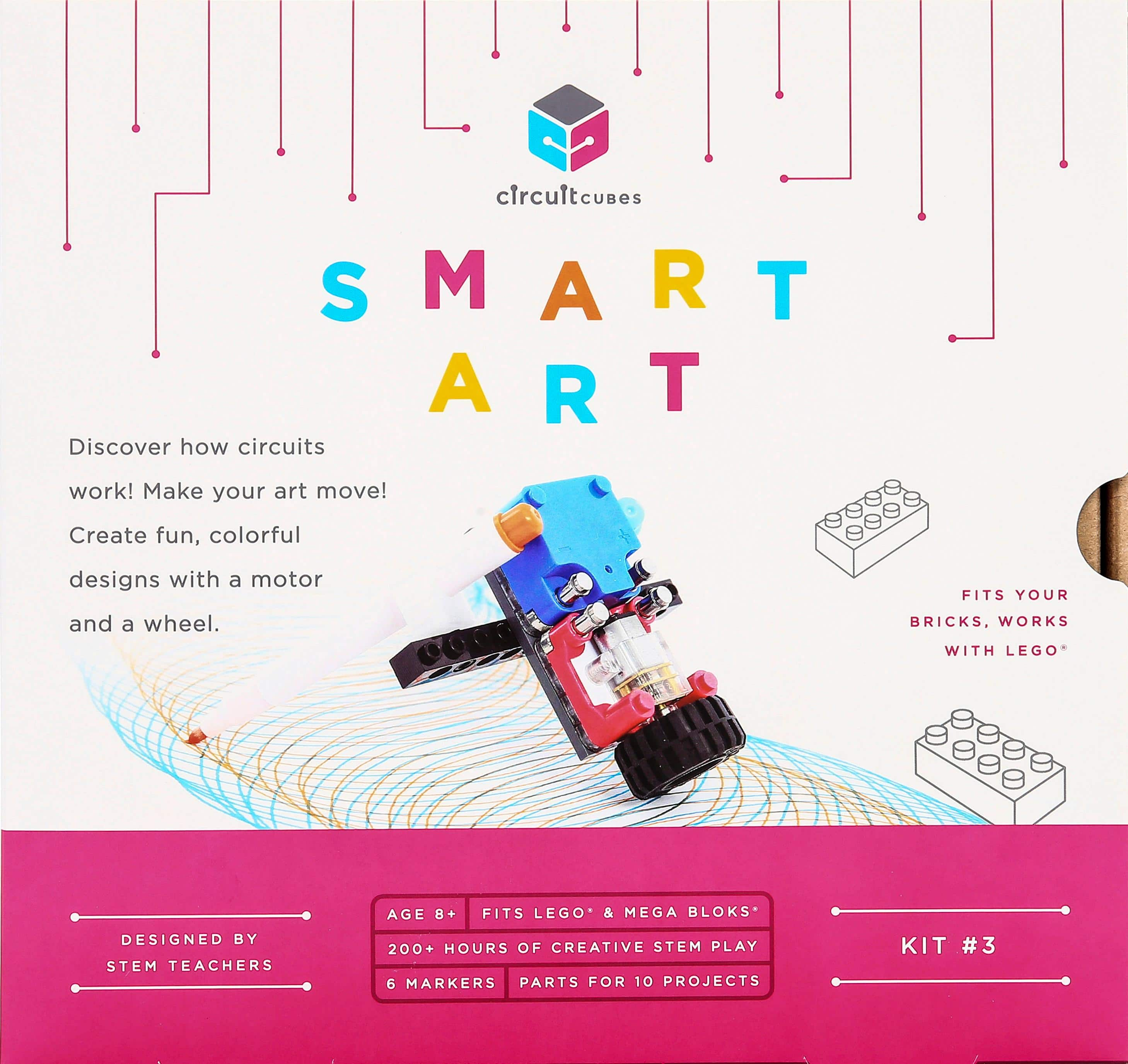 smart art circuit cubes