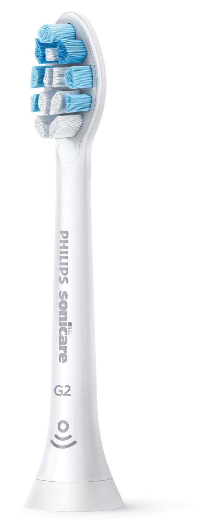 Left. Philips Sonicare - Optimal Plaque Control Replacement Toothbrush Heads (3-pack) - White.