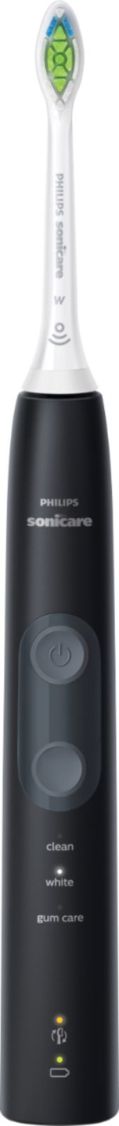 Angle View: Philips Sonicare - ProtectiveClean 5100 Rechargeable Toothbrush - Black