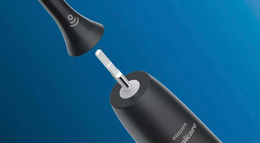 Alt View 17. Philips Sonicare - DiamondClean Replacement Toothbrush Heads (4-pack) - Black.