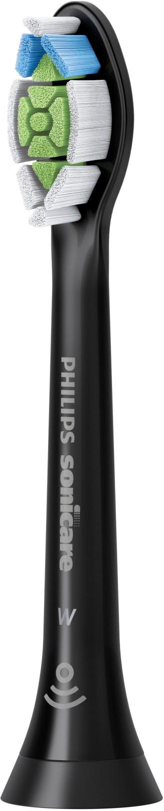 Left View: Philips Sonicare - Premium Plaque Control Brush Heads (4-Pack) - White