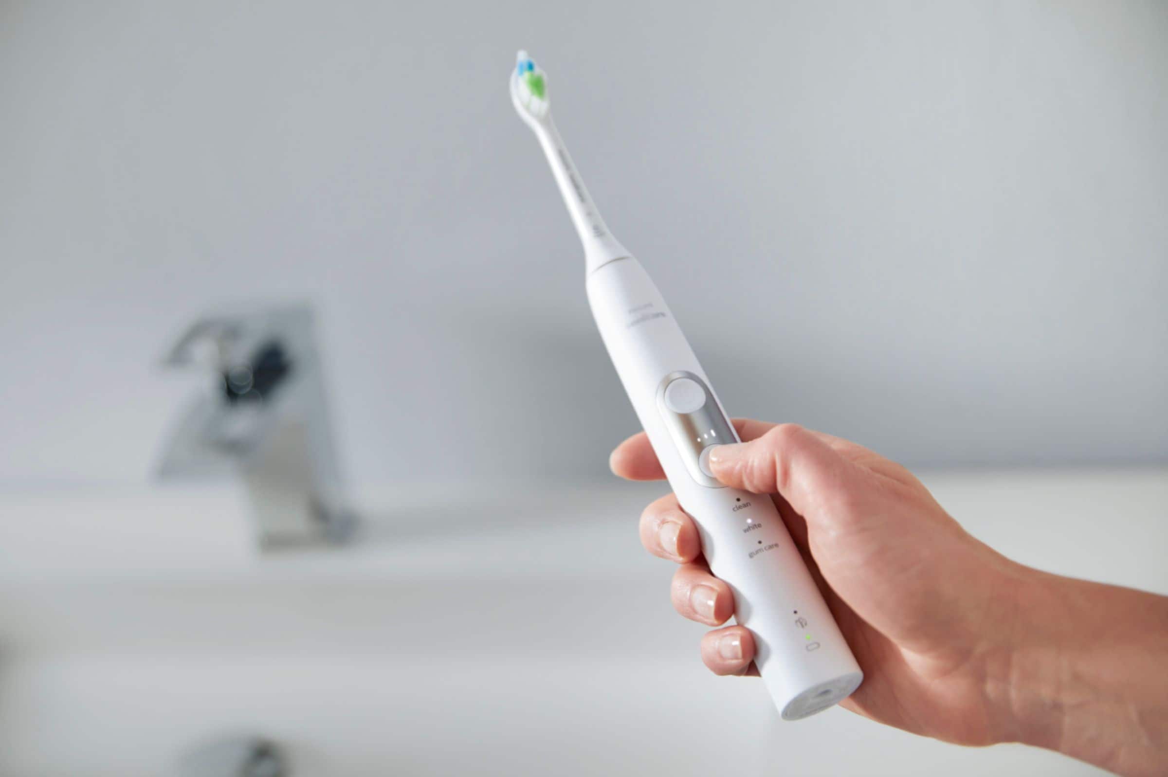 Alt View 14. Philips Sonicare - ProtectiveClean 6100 Rechargeable Toothbrush - Pastel Pink.