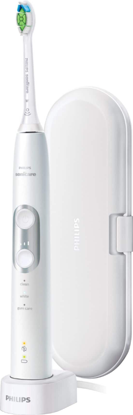 Alt View 11. Philips Sonicare - ProtectiveClean 6100 Rechargeable Toothbrush - White.