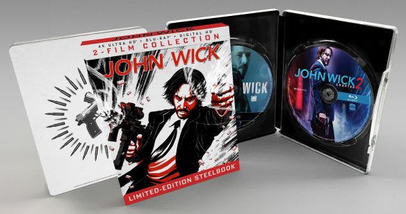  John Wick/John Wick: Chapter 2 [SteelBook] [4K Ultra HD Blu-ray/Blu-ray] [Only @ Best Buy]