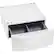Angle. GE - Laundry Pedestal for Select GE 28" Washers and Dryers - White.