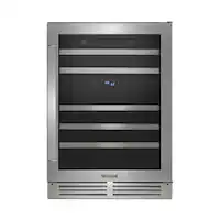 Whirlpool - 46-Bottle Wine Cooler - Stainless Steel - Front_Zoom