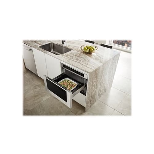 Alt View 11. JennAir - 1.2 Cu. Ft. Built-In Microwave - Stainless Steel.