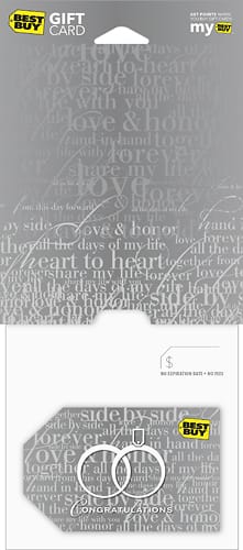  Best Buy - $20 Silver Wedding Gift Card