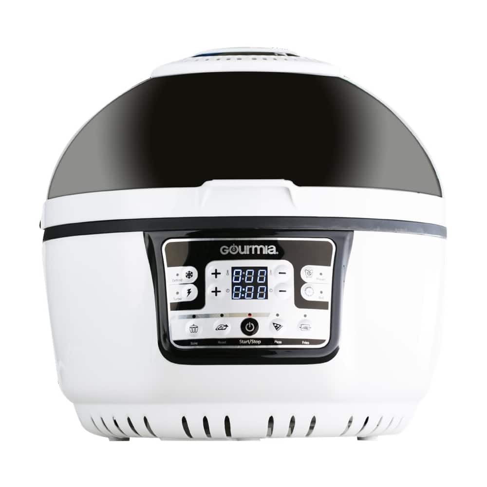 Front. Gourmia - Digital Air Fryer - White/Black.