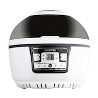 Gourmia - Digital Air Fryer - White/Black - Front_Zoom