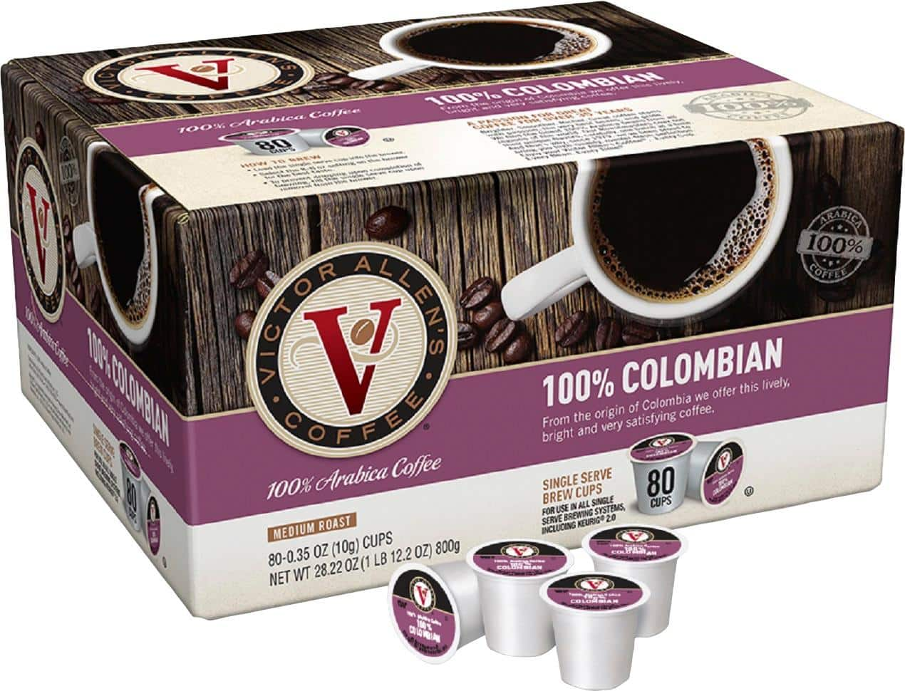 victor allen colombian k cups