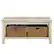 Front. Walker Edison - 40" Wood Storage Coffee Table with Totes - White Oak.