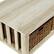 Alt View 16. Walker Edison - 40" Wood Storage Coffee Table with Totes - White Oak.