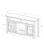 Alt View 13. Walker Edison - Tall Fireplace Cabinet TV Stand for Most Flat-Panel TVs Up to 65" - Rustic Oak.