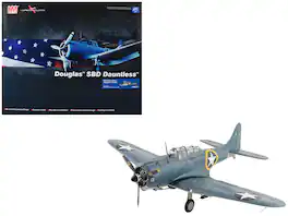 Douglas SBD-3 Dauntless Aircraft "Operation Torch, VS-41, USS Ranger" (1942) US Navy 1/32 Diecast Model by Hobby Master