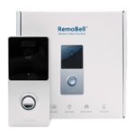 Front Zoom. remo+ - Wireless Smart Video Doorbell - Silver.