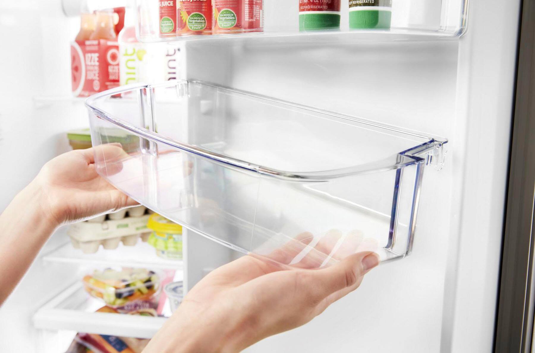 Alt View 12. Whirlpool - 20.6 Cu. Ft. Side-by-Side Counter-Depth Refrigerator - Fingerprint Resistant Stainless Steel.