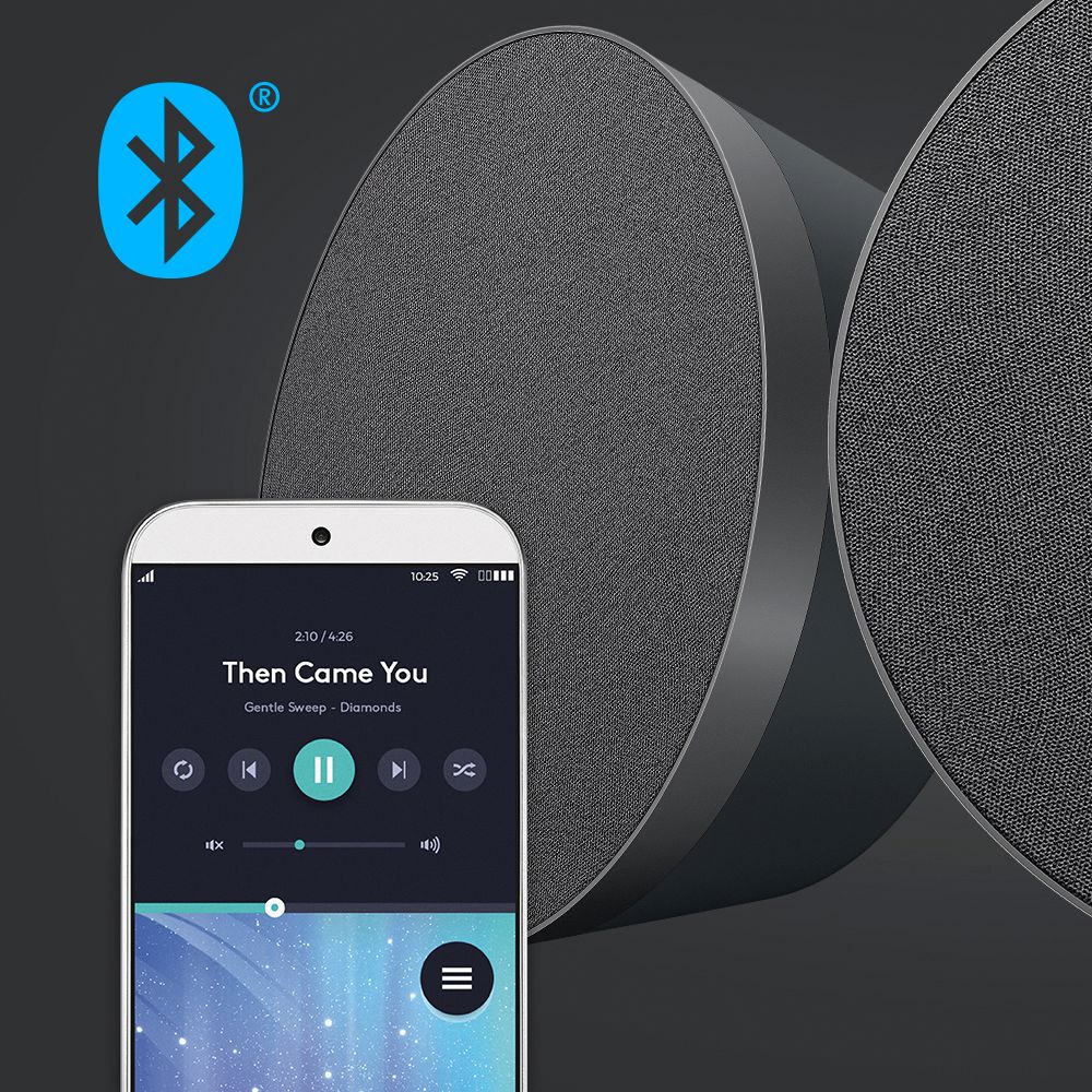 Buy: Logitech MX Sound 2.0 Bluetooth Speakers Black 980-001281