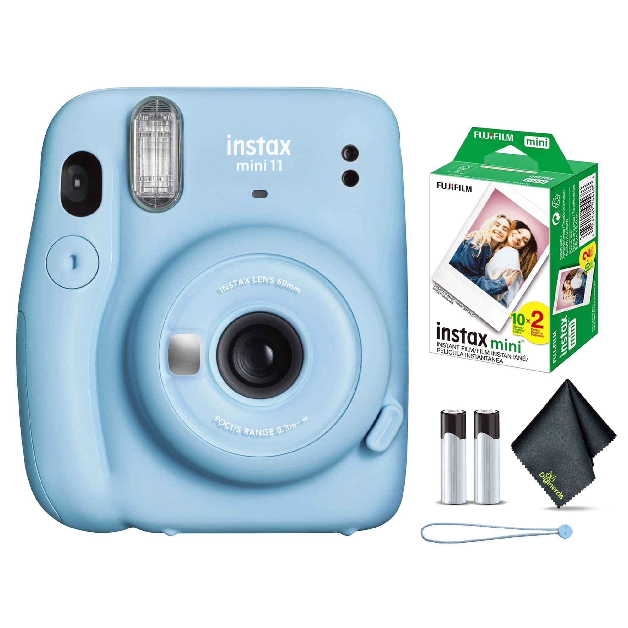 Fujifilm - INSTAX MINI 11 Instant Film Camera with Instant Film - Blue