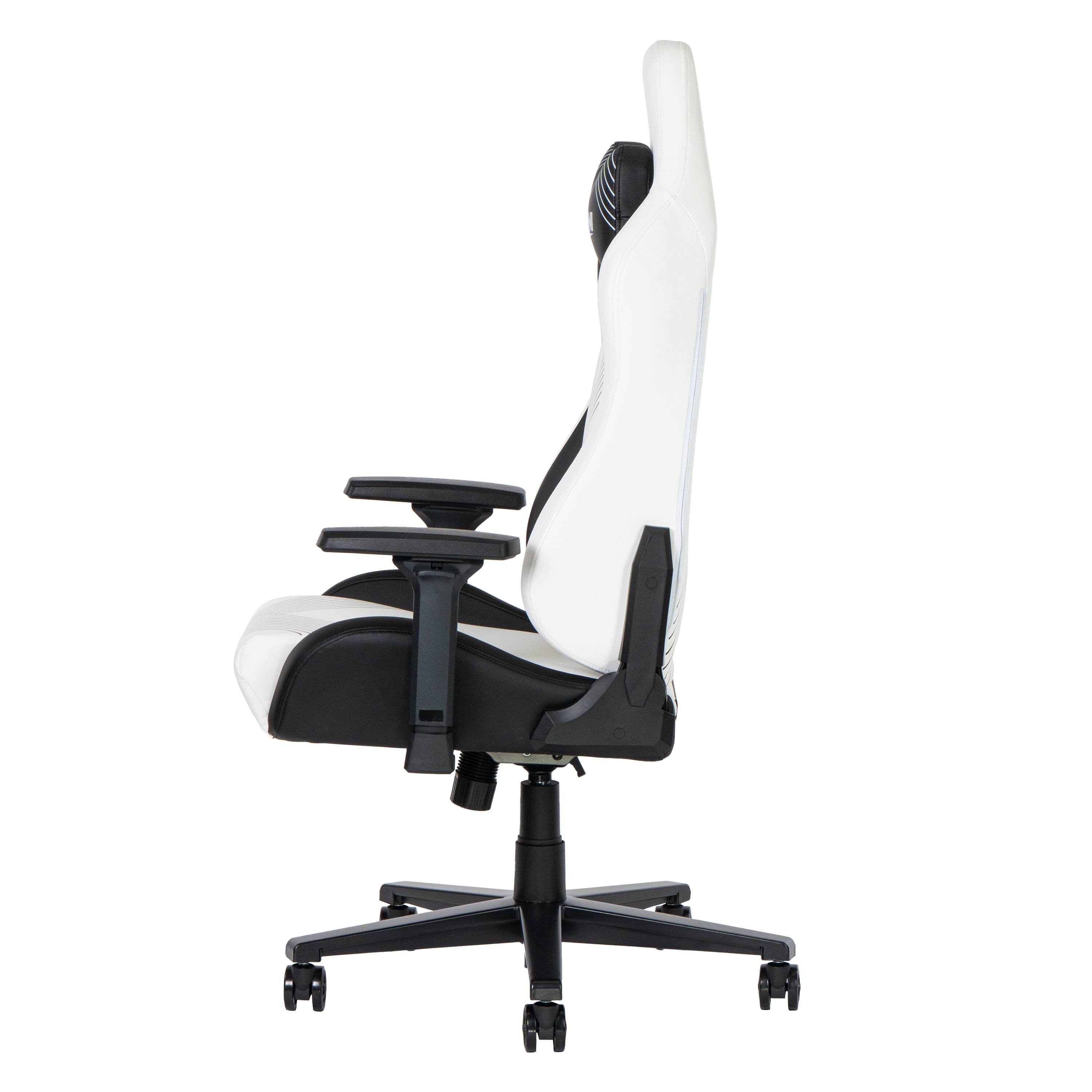 Alt View 2. APRILSOUL - Comfort Edge White Gaming Chair - White.