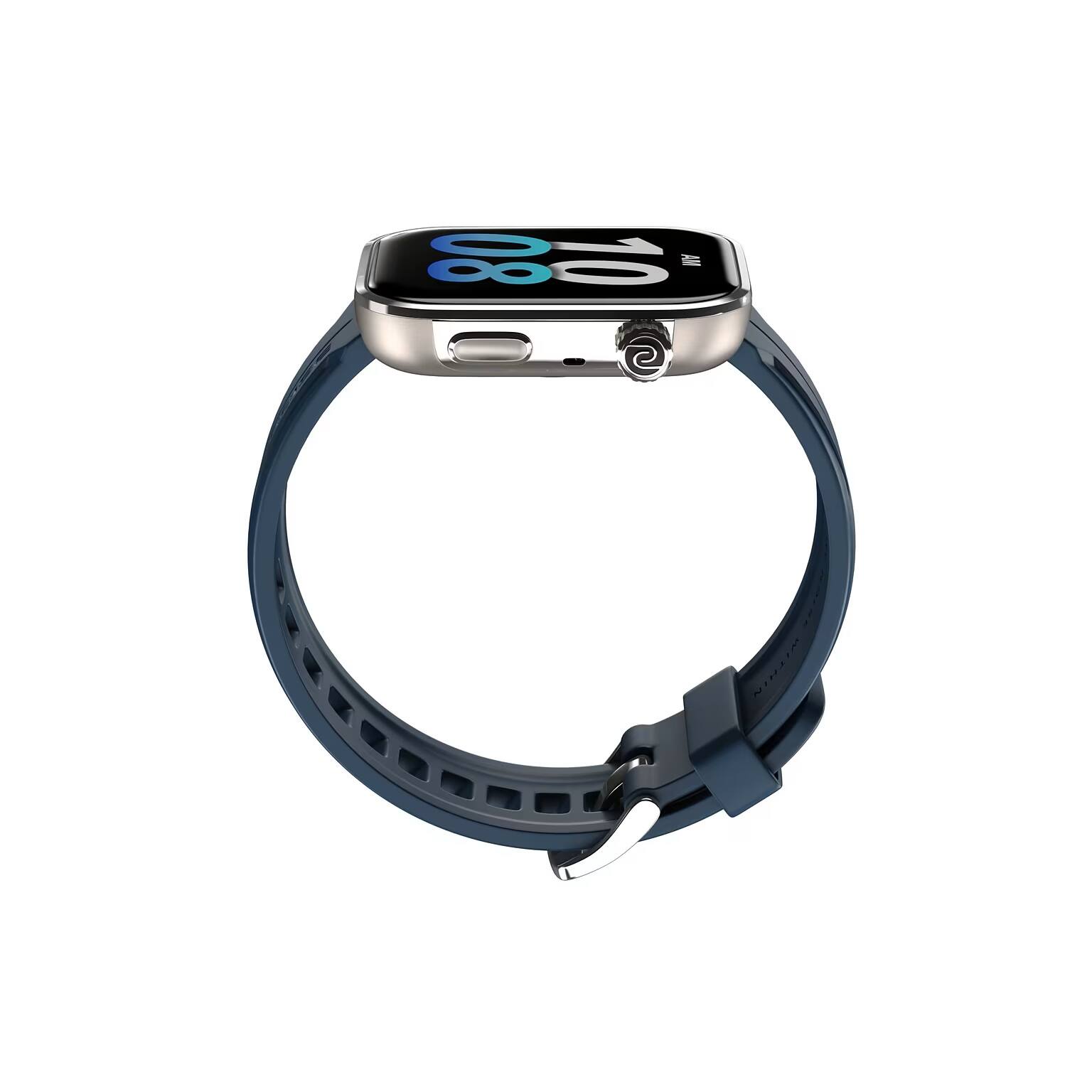 Left. Noise - Pro 6 Max Smartwatch with Intelligent AI - Black.