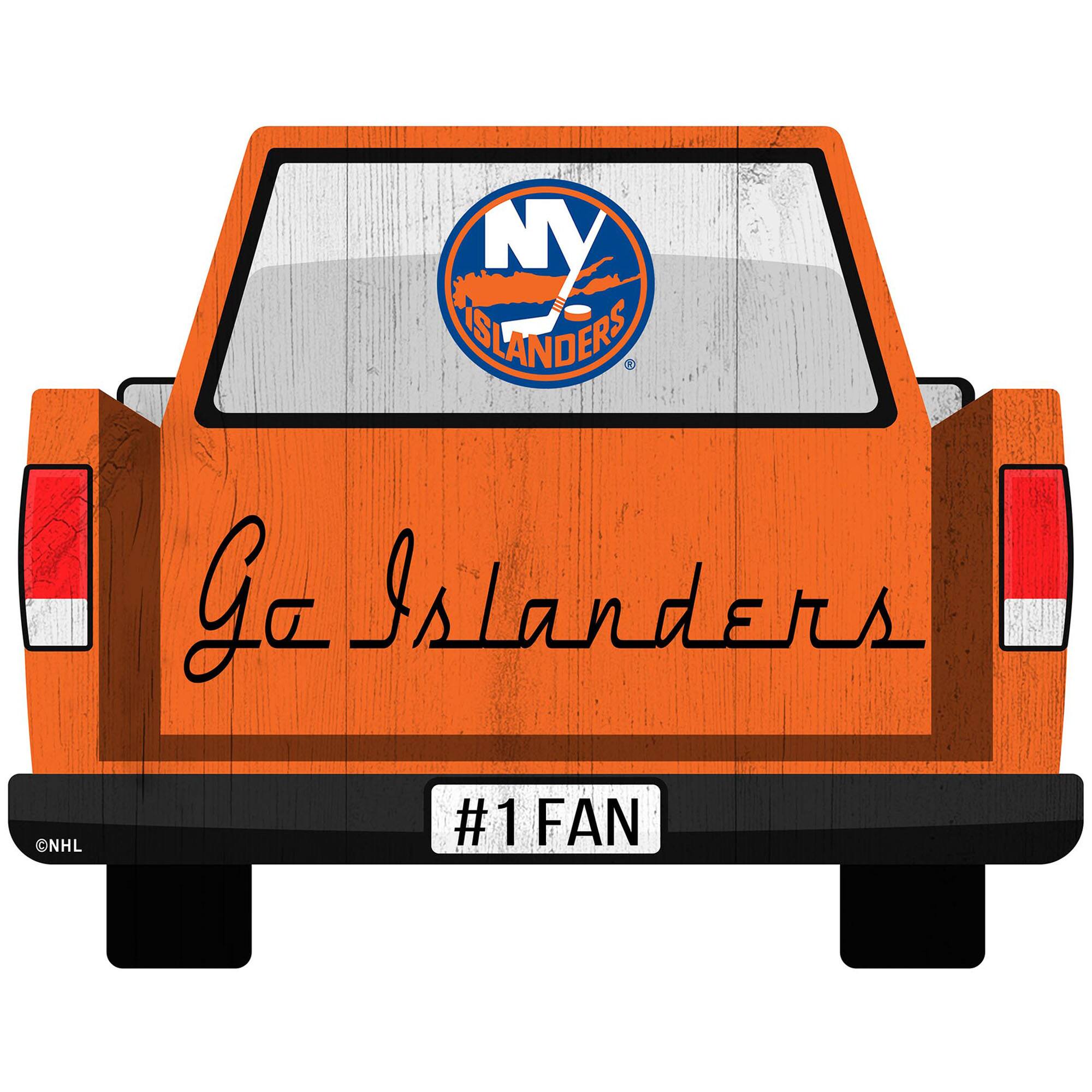 New York Islanders 12'' x 12'' Truck Back D-cor