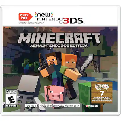 Front. Nintendo - Minecraft. - E10+ (Everyone 10+)