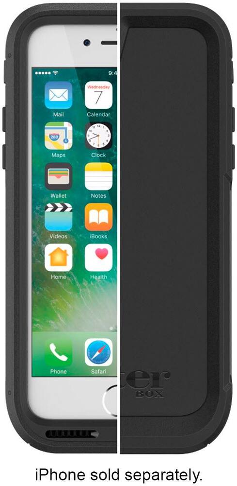 pursuit case for apple iphone 7 and 8 - black