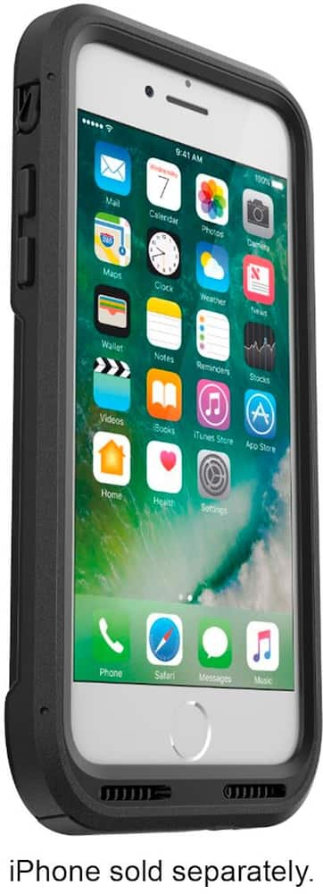 pursuit case for apple iphone 7 and 8 - black