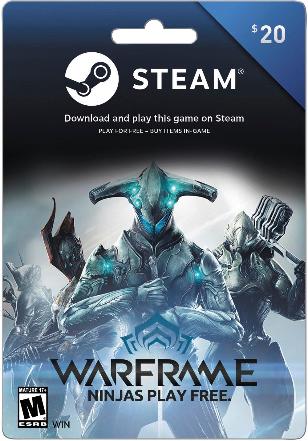 Zullen oplichterij afwijzing Valve Steam Wallet $20 Gift Card STEAM WARFRAME 2017 $20 - Best Buy