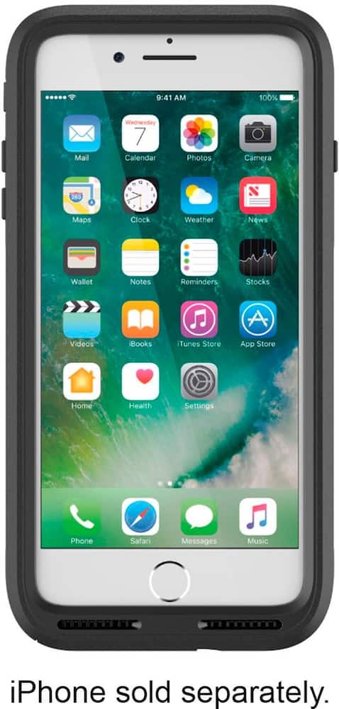pursuit series case for apple iphone 7 plus and 8 plus - black pursuit series case for apple iphone 7 plus and 8 plus - black