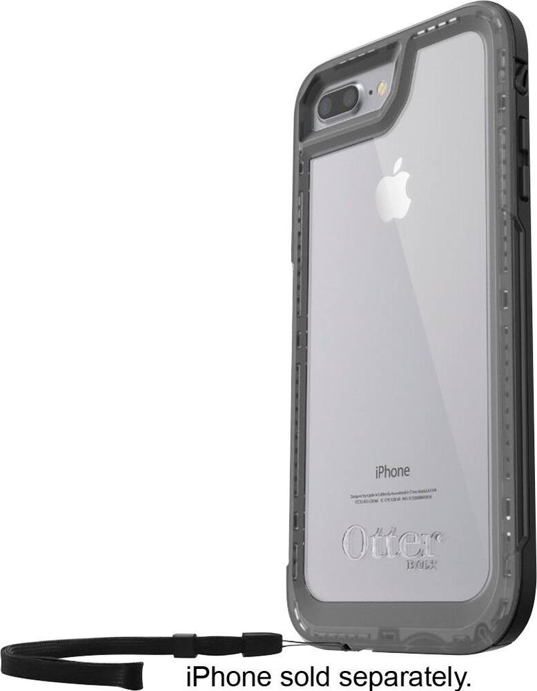 pursuit series case for apple iphone 7 plus and 8 plus - black/clear pursuit series case for apple iphone 7 plus and 8 plus - black/clear