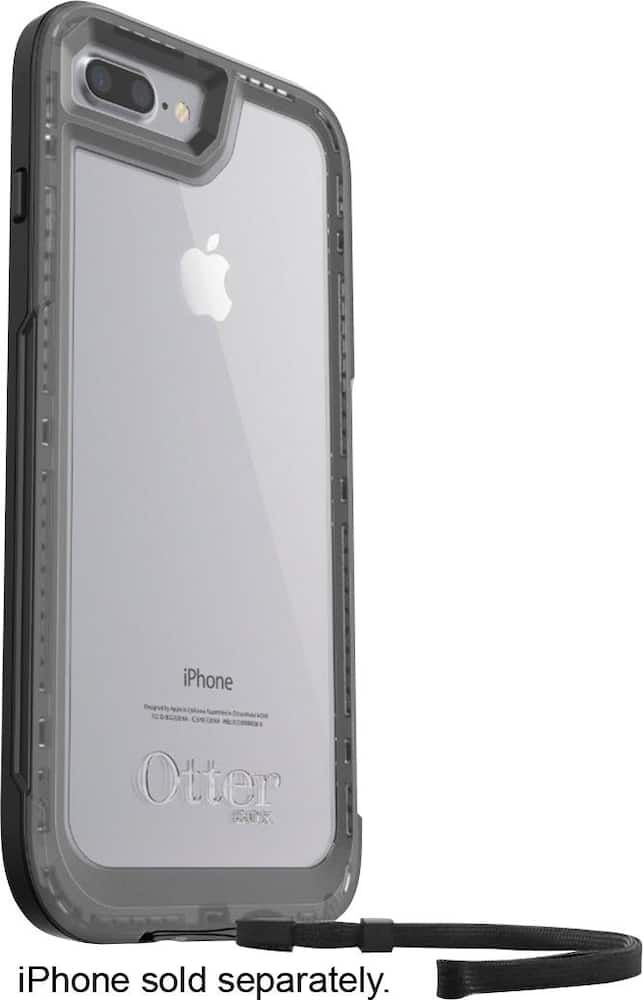 pursuit series case for apple iphone 7 plus and 8 plus - black/clear pursuit series case for apple iphone 7 plus and 8 plus - black/clear