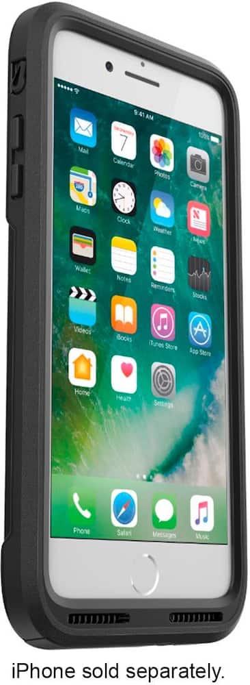 pursuit series case for apple iphone 7 plus and 8 plus - black/clear pursuit series case for apple iphone 7 plus and 8 plus - black/clear