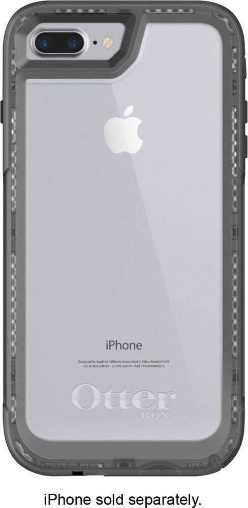 pursuit series case for apple iphone 7 plus and 8 plus - black/clear pursuit series case for apple iphone 7 plus and 8 plus - black/clear