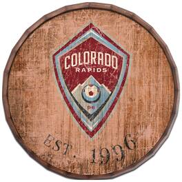 Fan Creations - Colorado Rapids 24'' Established Date Barrel Top Wall Art - Multicolor