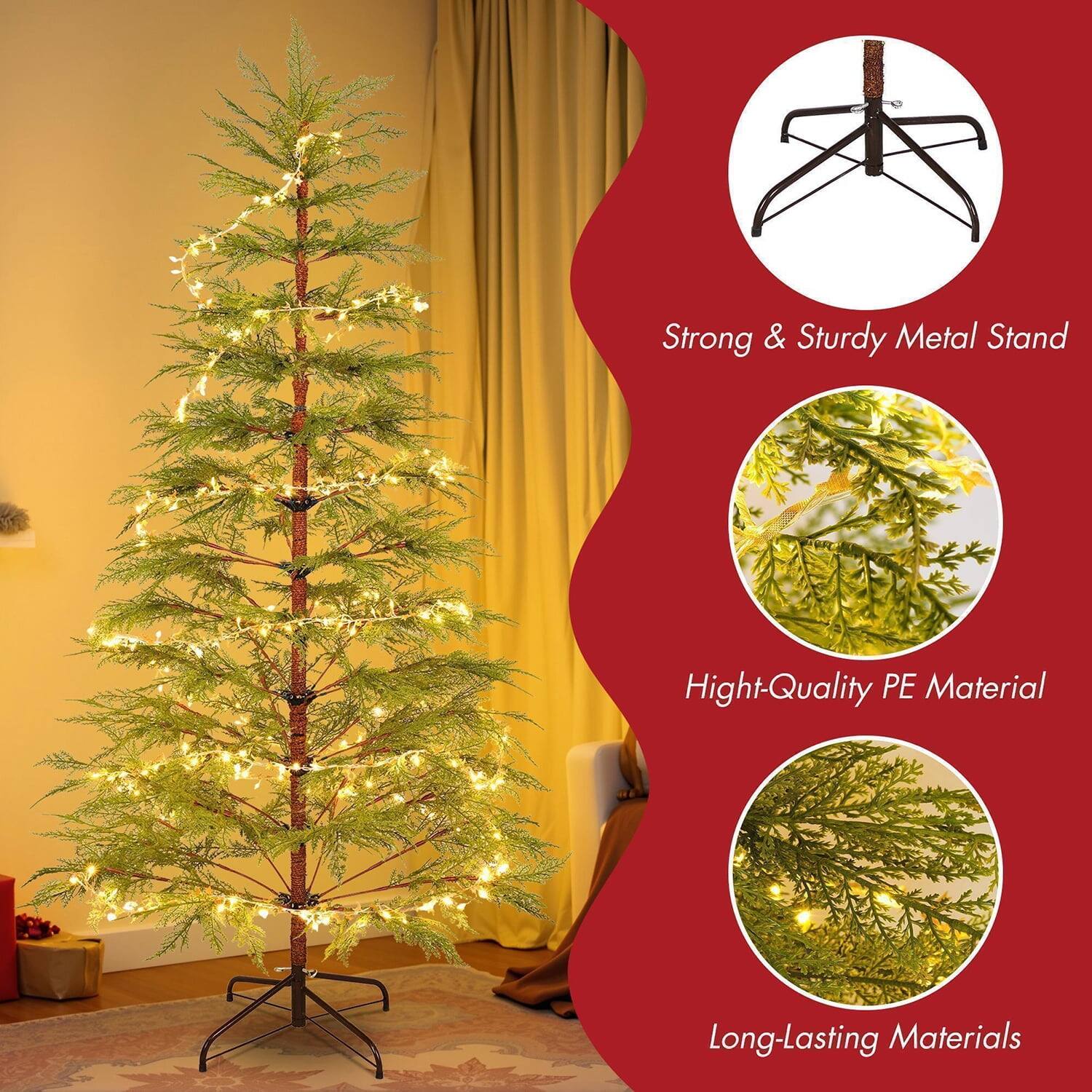 - Strong & Sturdy Metal Stand
- High-Quality PE Material
- Long-Lasting Materials