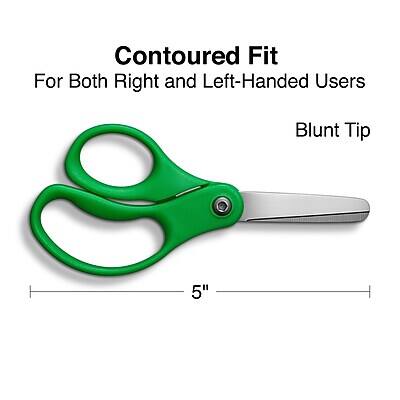 Contoured Fit  
For Both Right and Left-Handed Users  

Blunt Tip  

5"
