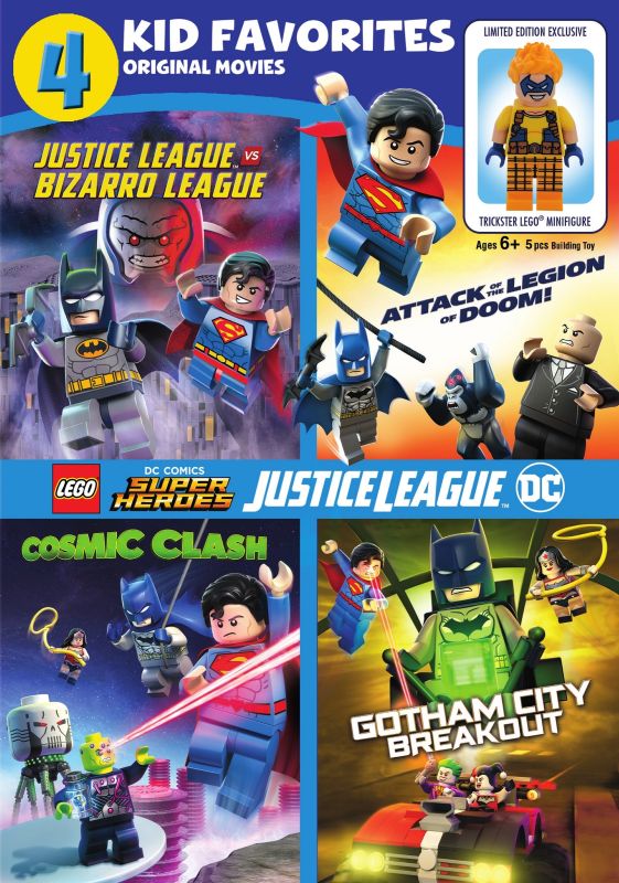 4 Kid Favorites: LEGO DC Super Heroes [DVD]