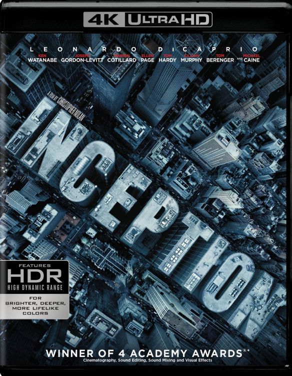  Inception [4K Ultra HD Blu-ray/Blu-ray] [2010]