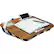 Alt View 11. LapGear - XL Designer LapDesk - Blue/White Ikat.